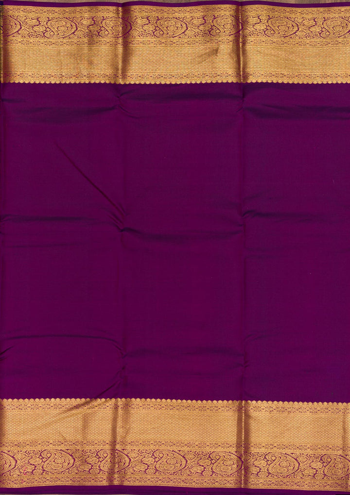 Peach Zariwork Banarasi Pure Silk Saree