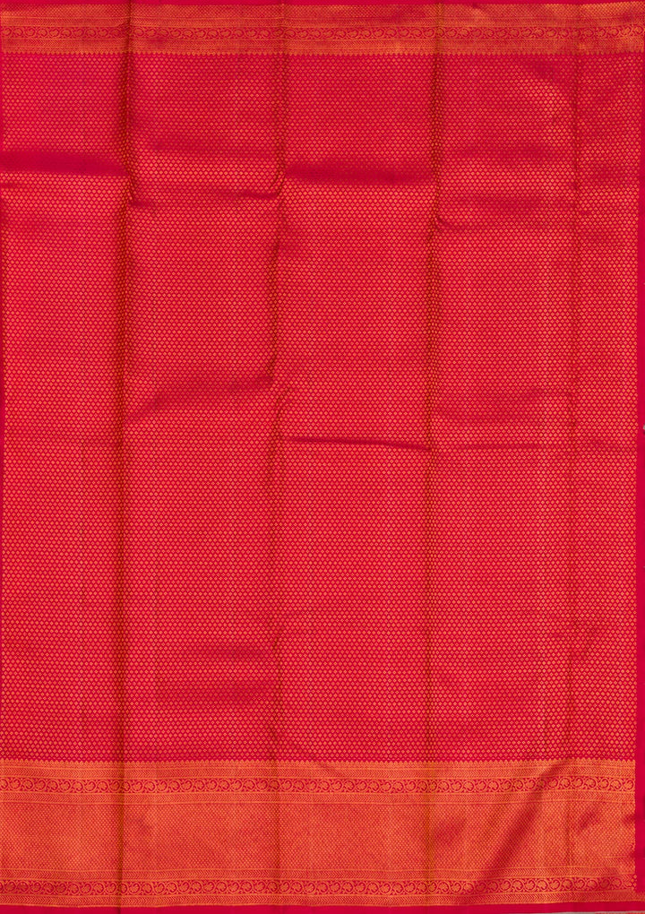 Peach Zariwork Pure Silk Saree