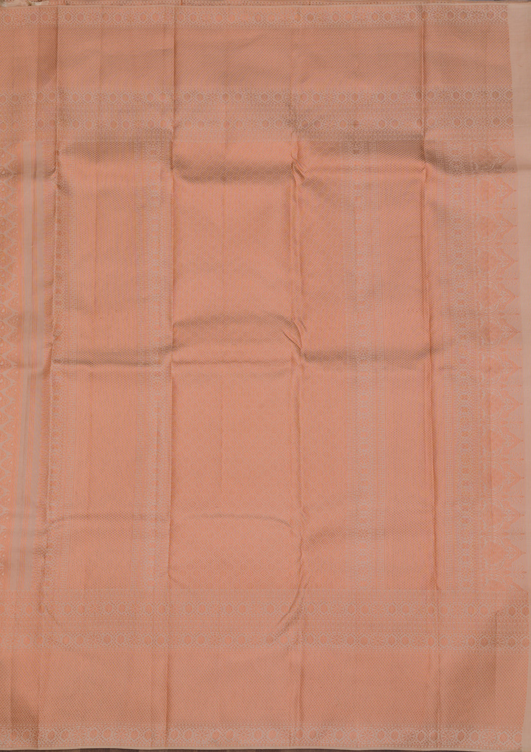 Peach Zariwork Kanjivaram Pure Silk Saree