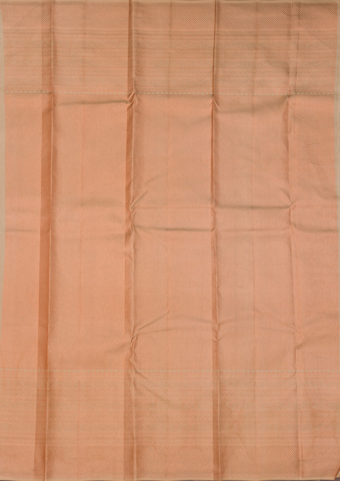 Peach Zariwork Pure Silk Saree