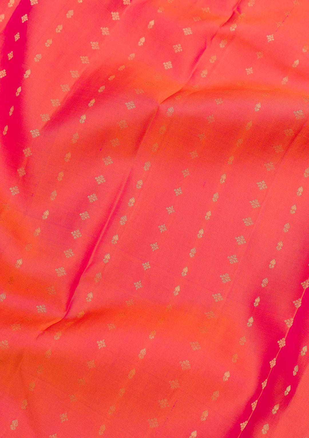 Peach Zariwork Pure Silk Saree