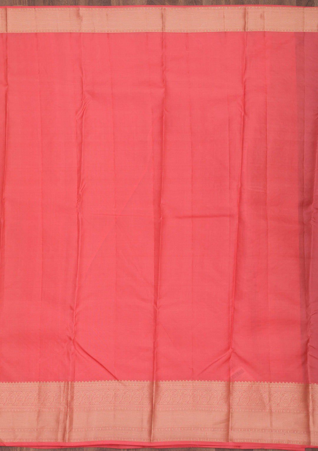 Peach Zariwork Pure Silk Saree