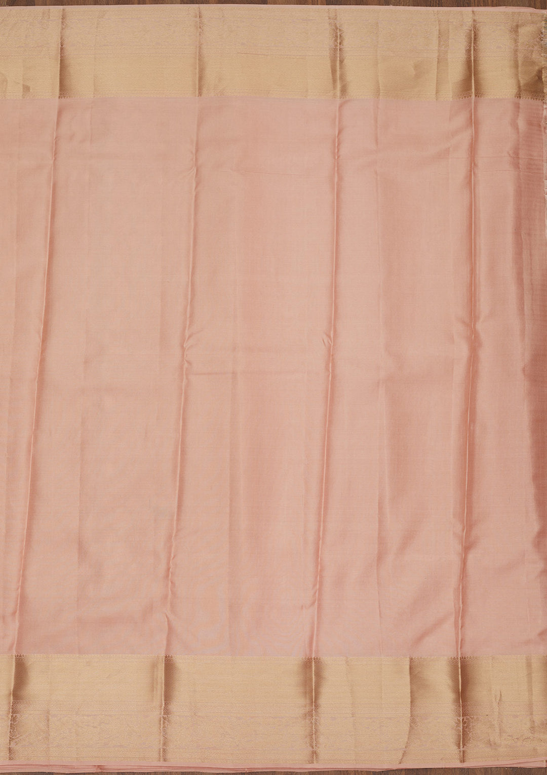 Peach Zariwork Pure Silk Saree