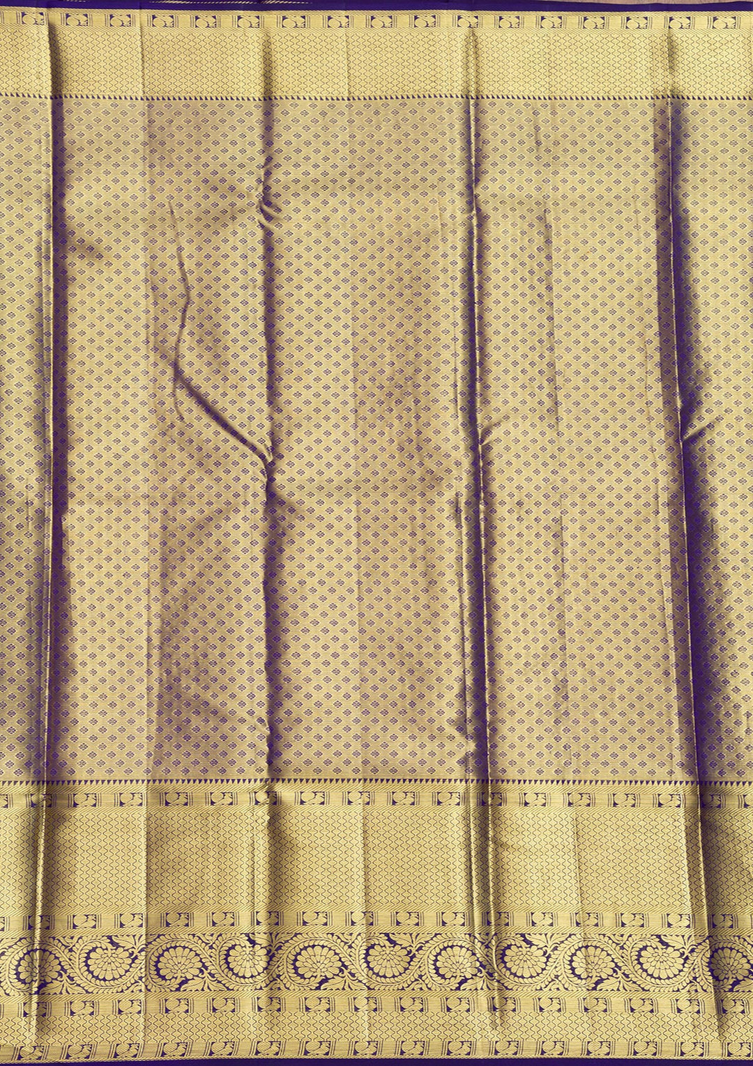 Peach Zariwork Pure Silk Saree