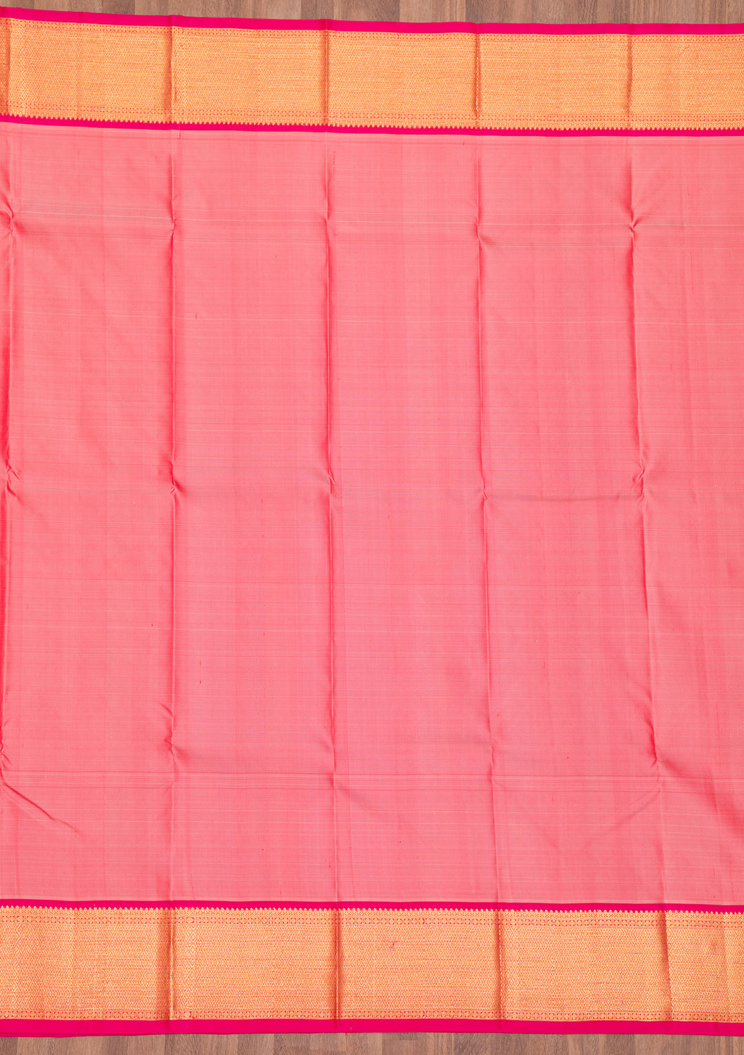 Peach Zariwork Kanjivaram Pure Silk Saree