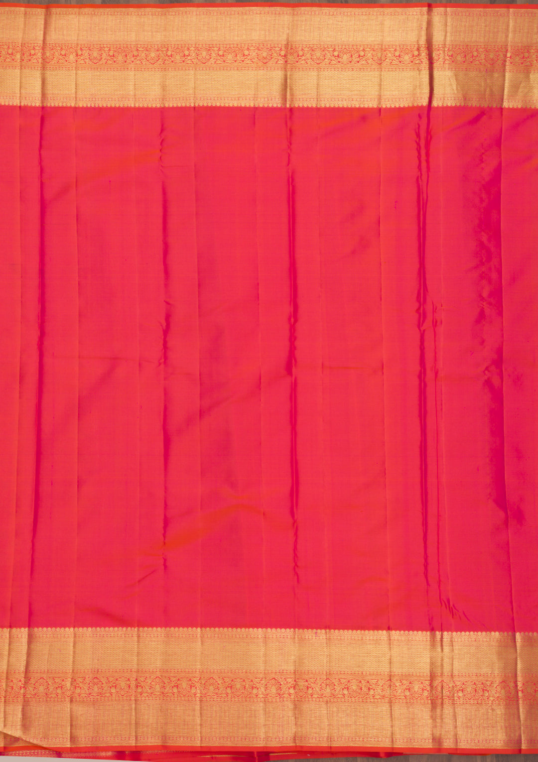 Peach Zariwork Pure Silk Saree