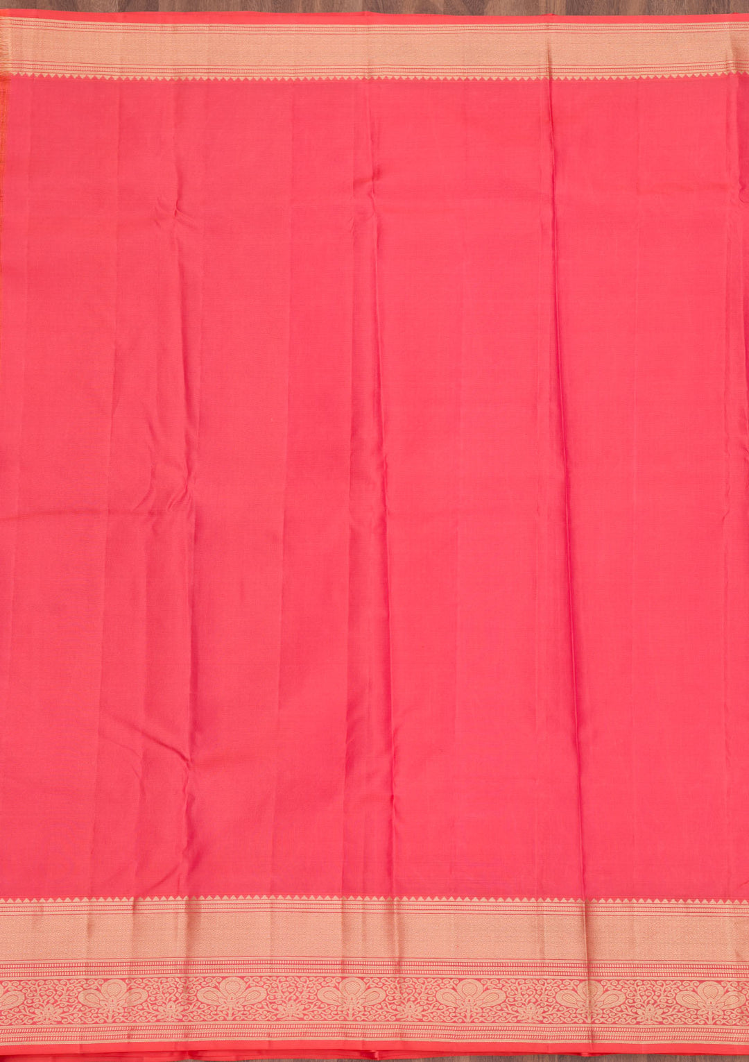 Peach Zariwork Pure Silk Saree