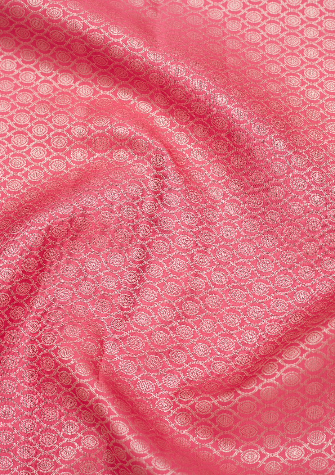 Peach Zariwork Pure Silk Saree