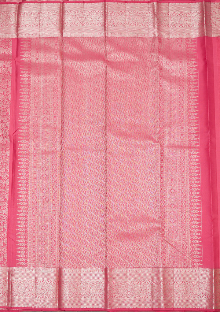 Pink Zariwork Pure Silk Saree