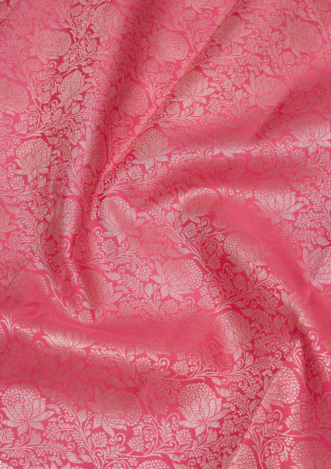 Pink Zariwork Pure Silk Saree