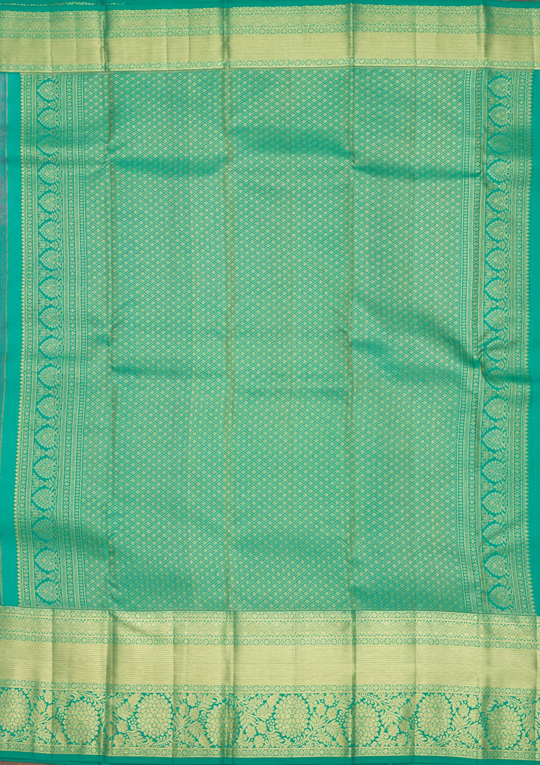 Peach Zariwork Pure Silk Saree
