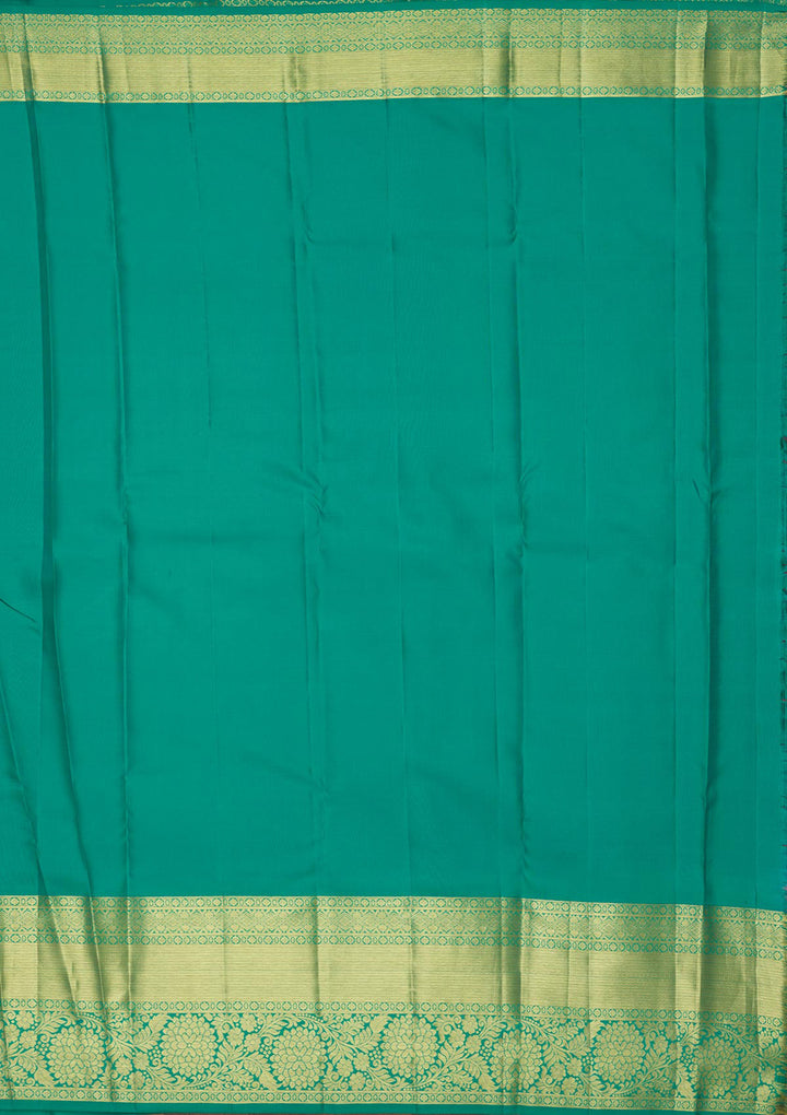 Peach Zariwork Pure Silk Saree