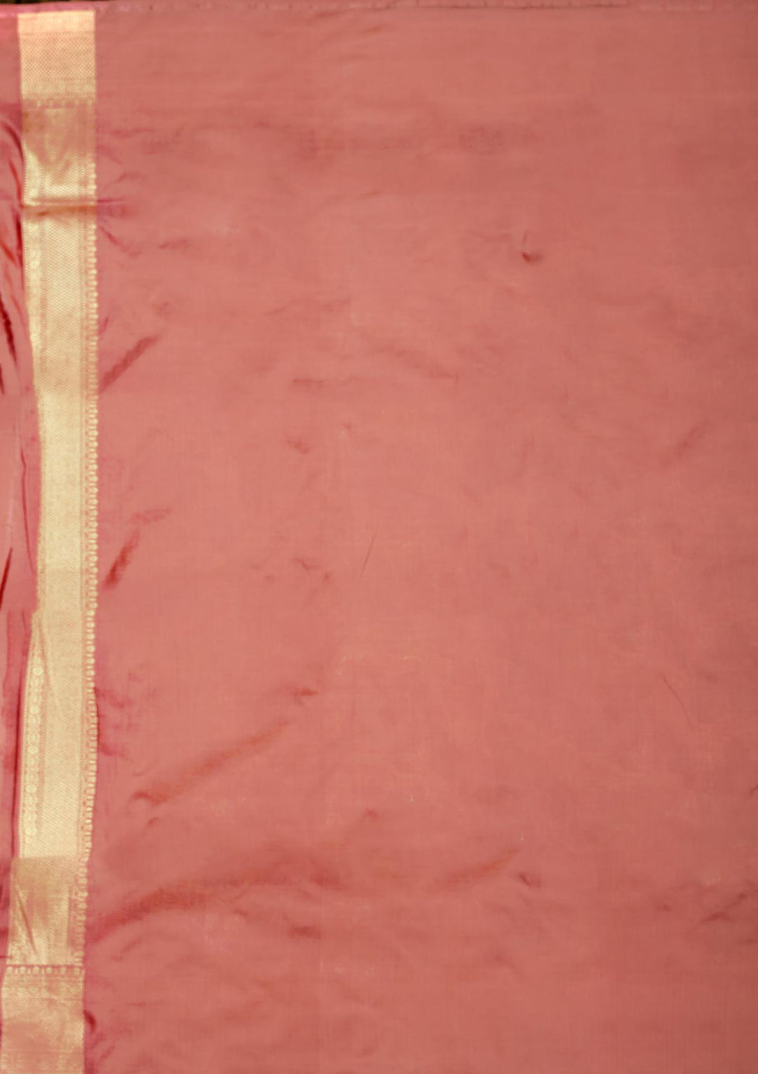 Peach Zariwork Pure Silk Saree