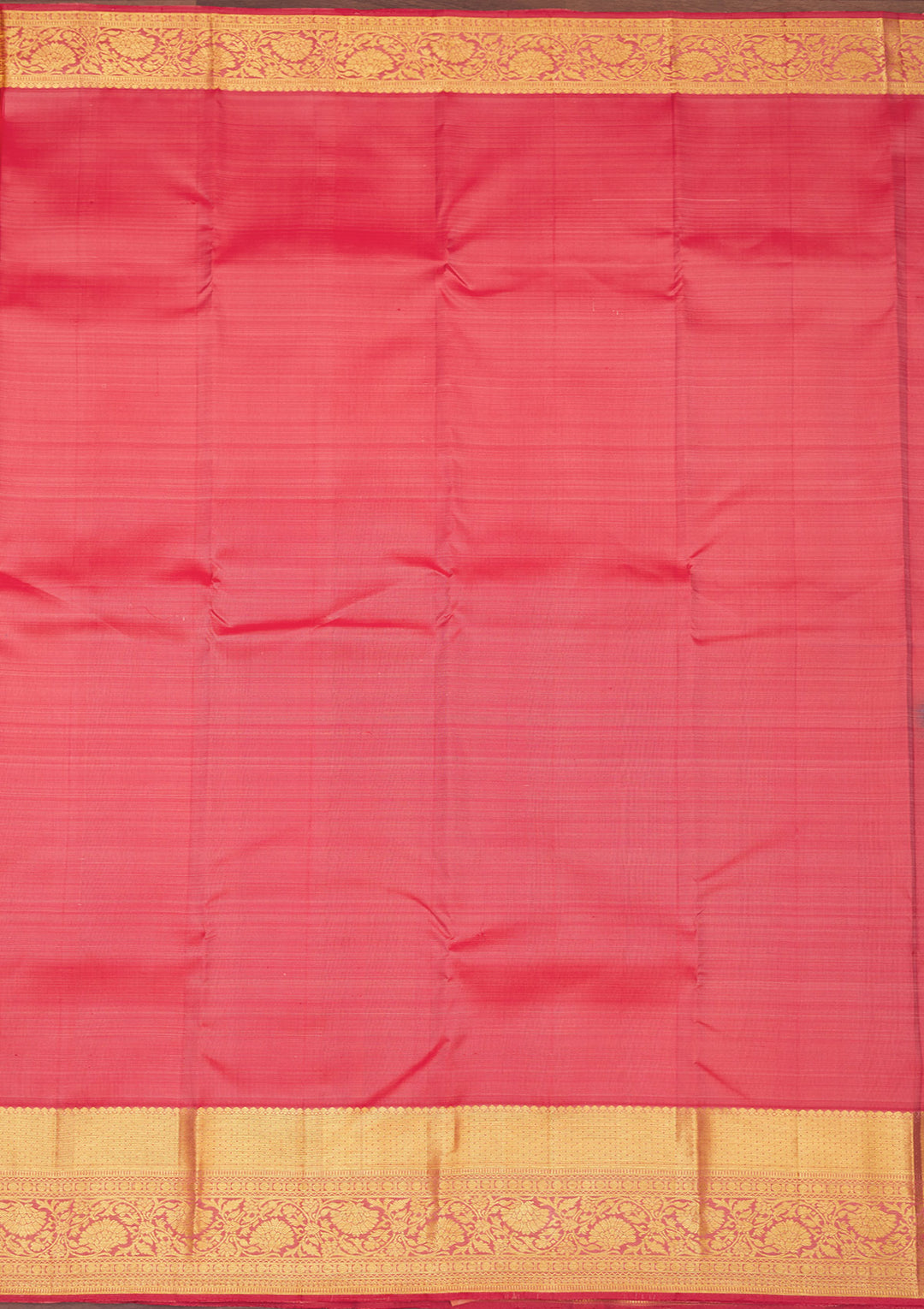 Peach Zariwork Pure Silk Saree