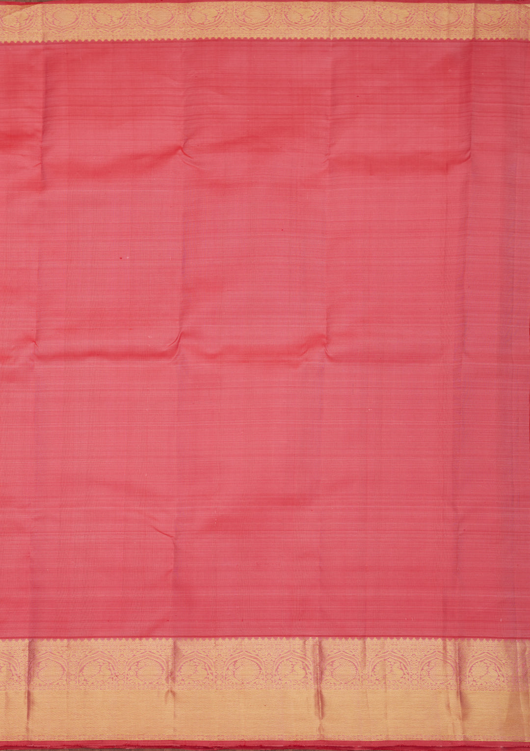 Peach Zariwork Pure Silk Saree