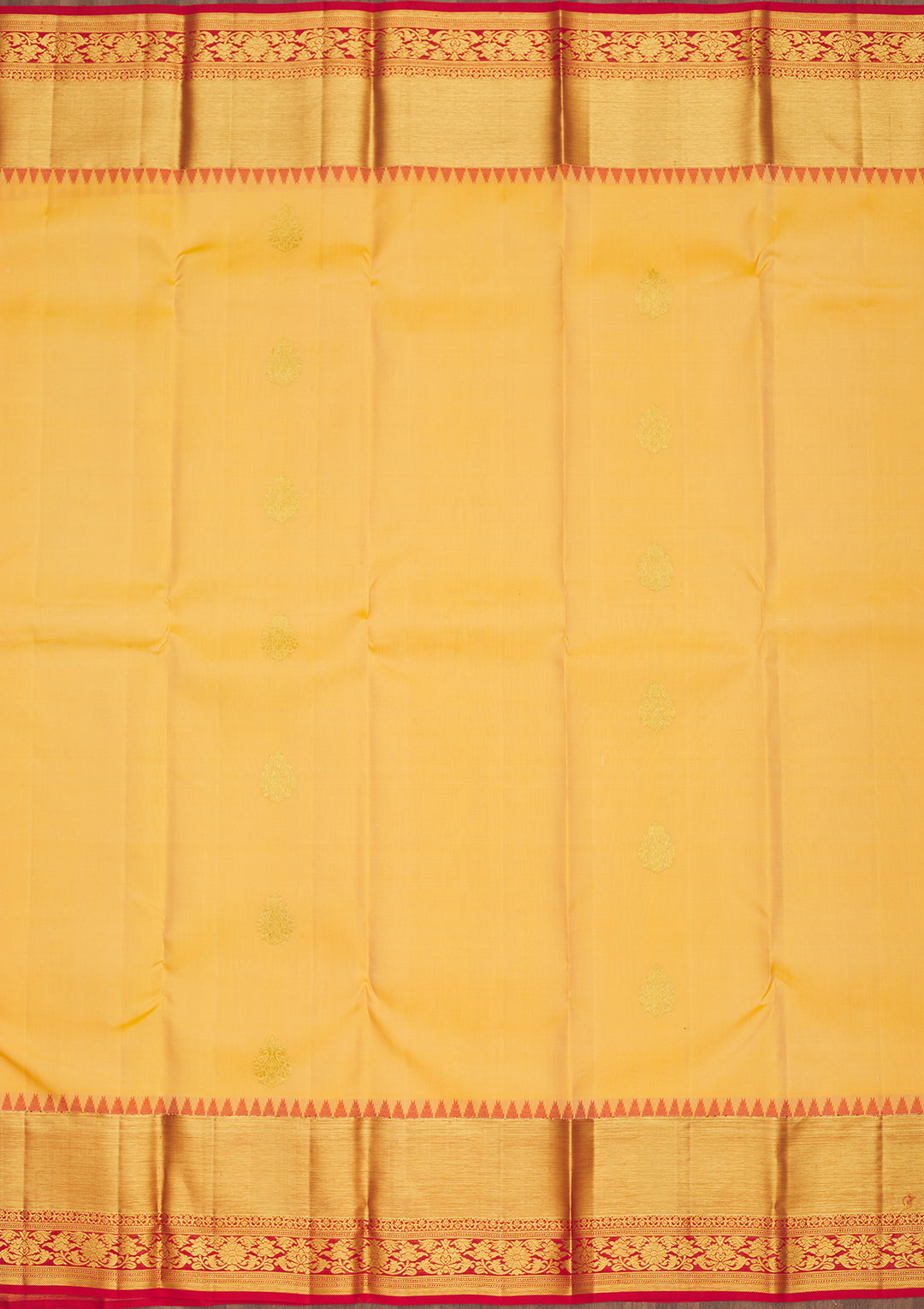 Peach Zariwork Pure Silk Saree
