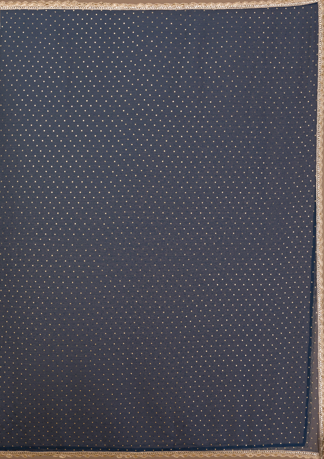 Peacock Blue Printed Crepe Readymade Salwar Suit
