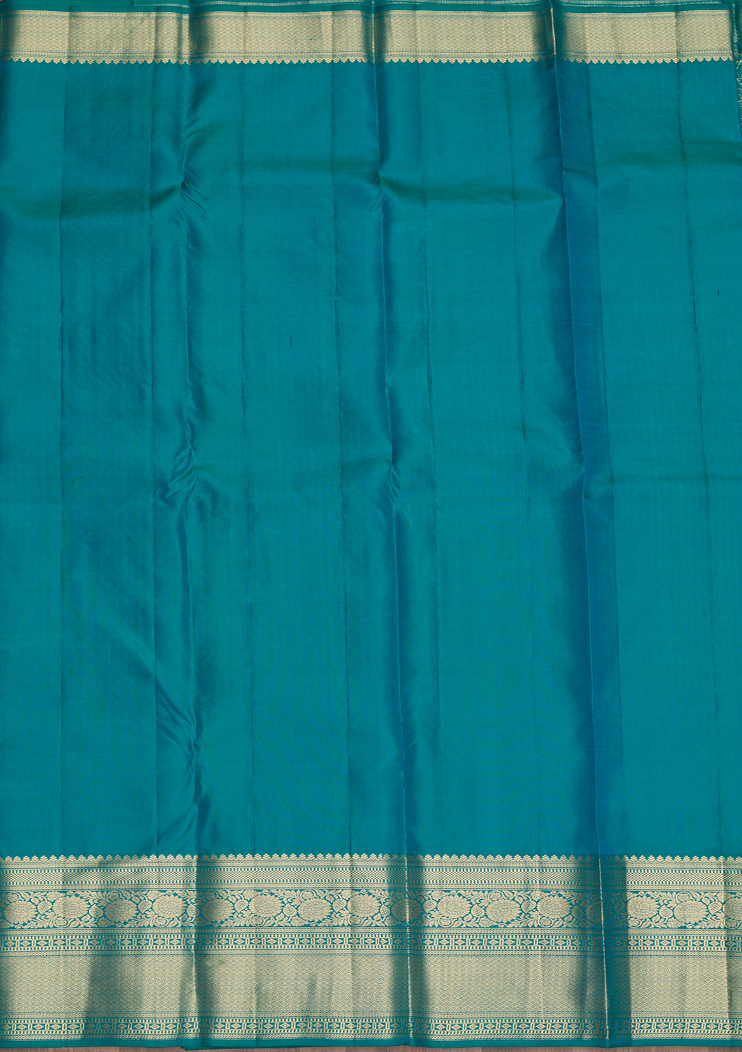 Peacock Blue Zariwork Banarasi Pure Silk Saree