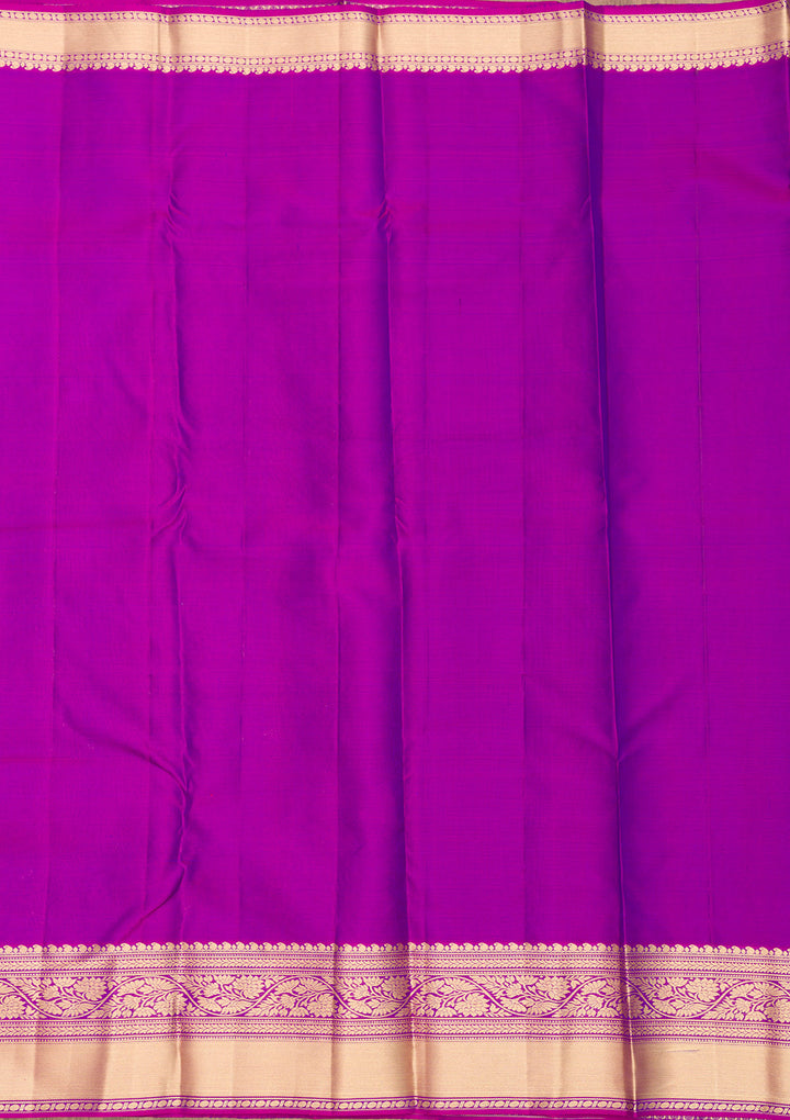 Peacock Blue Zariwork Pure Silk Saree