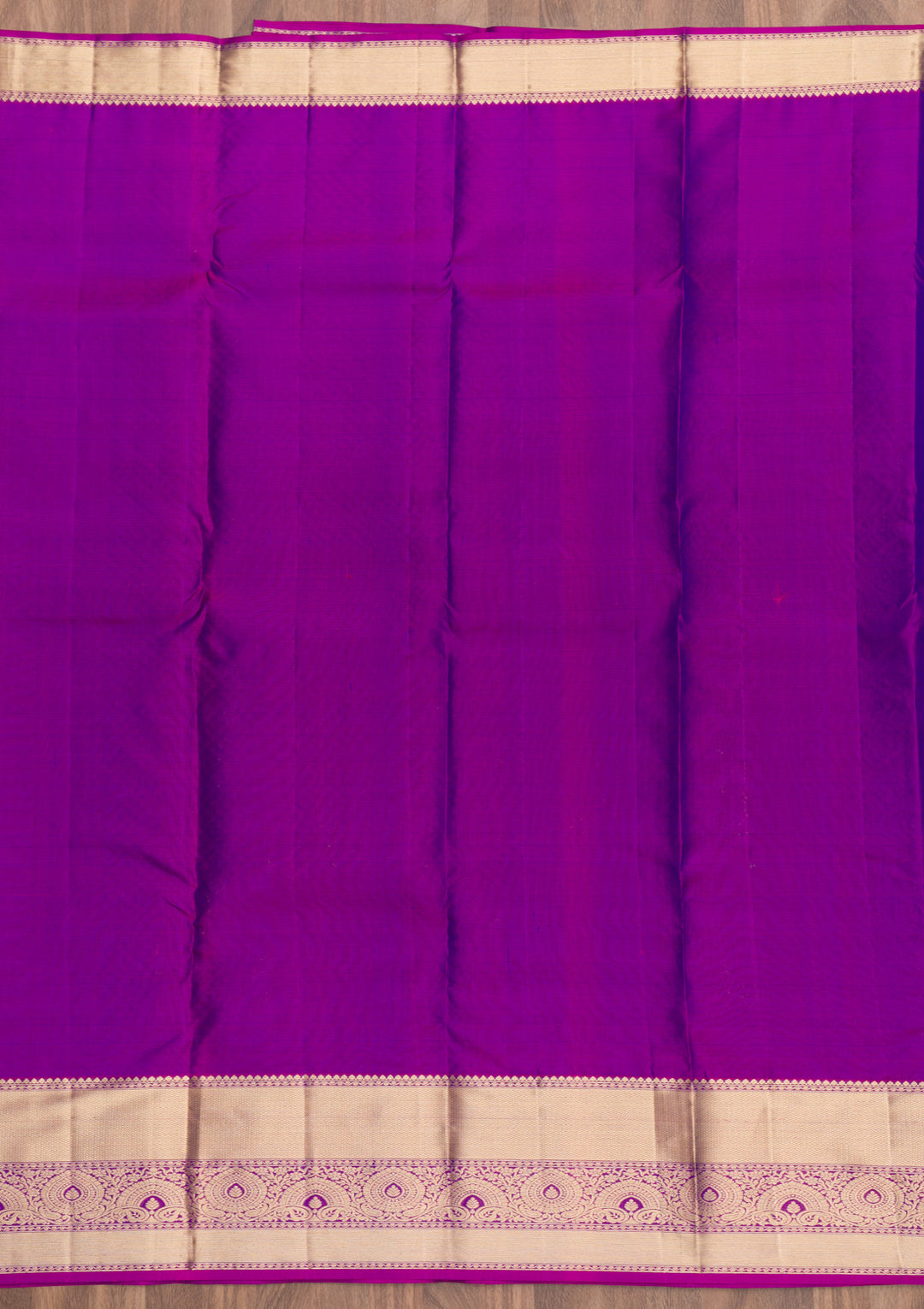 Peacock Blue Zariwork Kanjivaram Pure Silk Saree