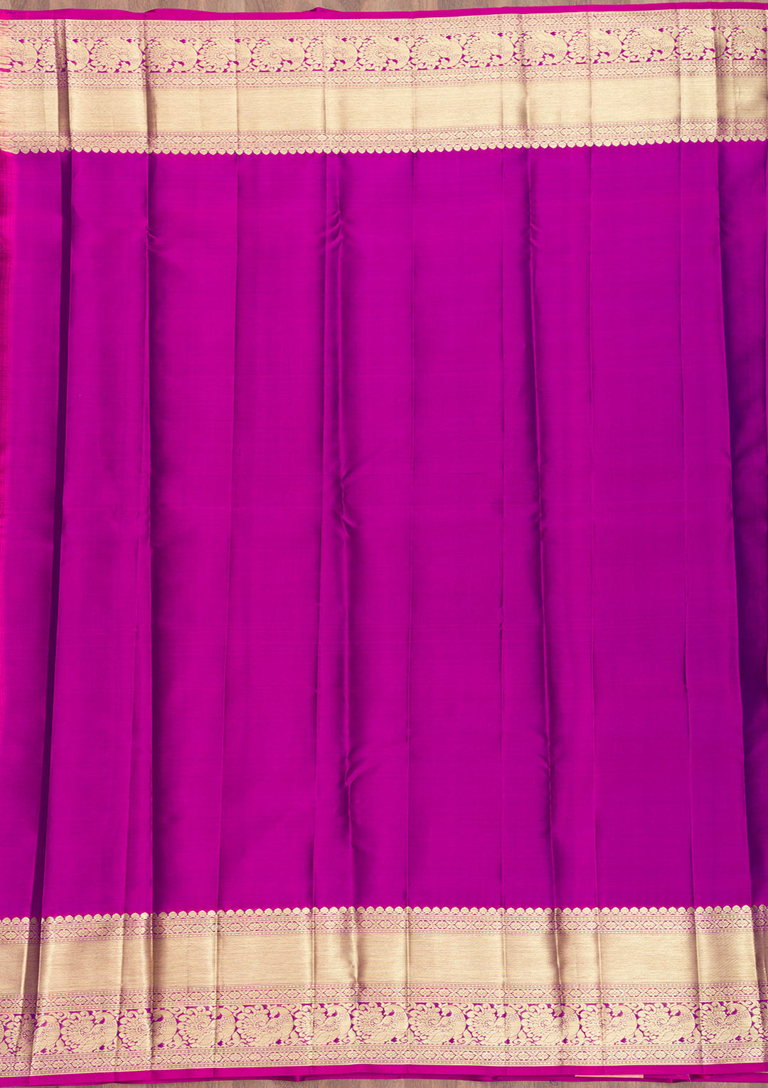 Peacock Blue Zariwork Kanjivaram Pure Silk Saree