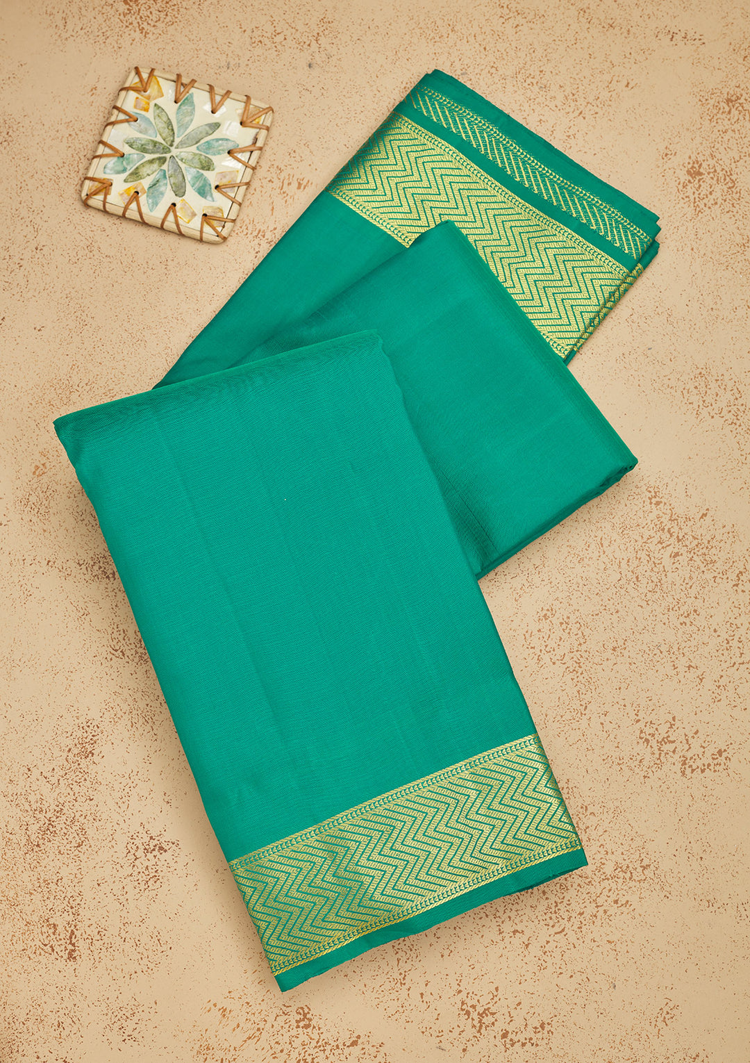 Green Zariwork Pure Silk Saree