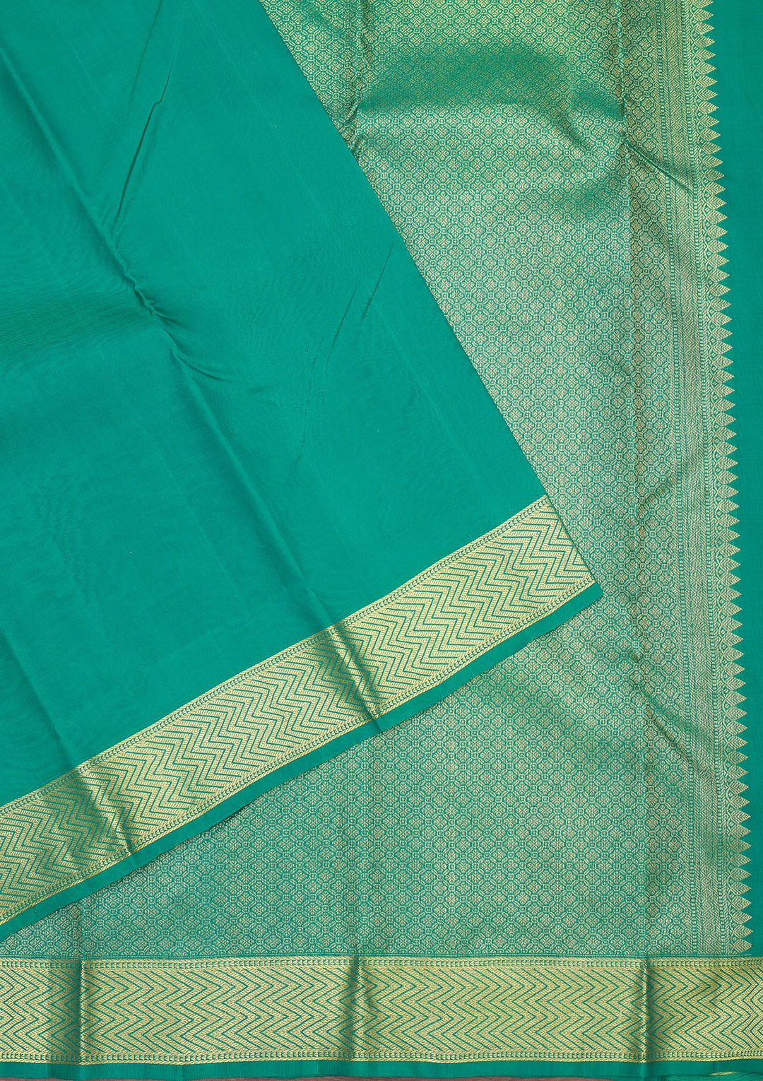 Green Zariwork Pure Silk Saree