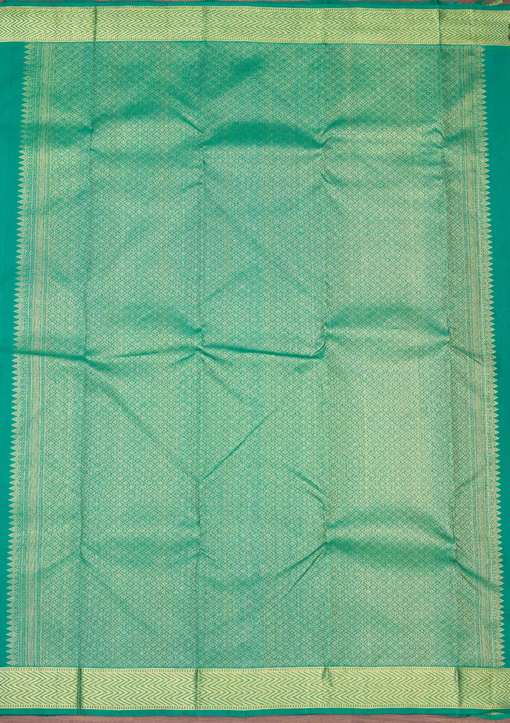 Green Zariwork Pure Silk Saree