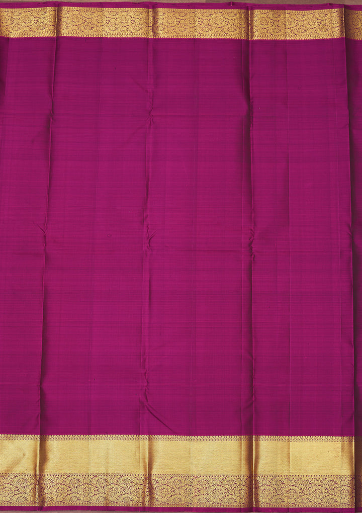 Peacock Blue Zariwork Pure Silk Saree