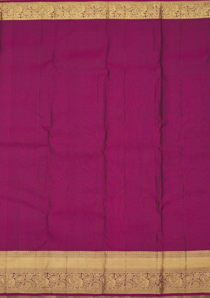 Peacock Blue Zariwork Pure Silk Saree