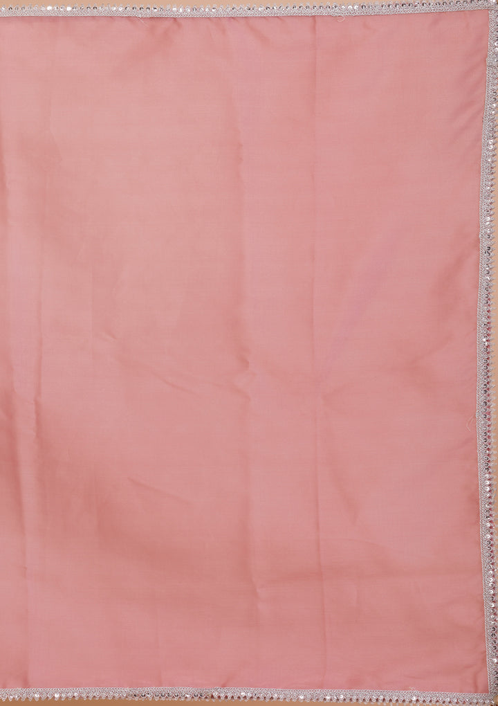 Pink Sequins Shimmer Readymade Salwar Suit
