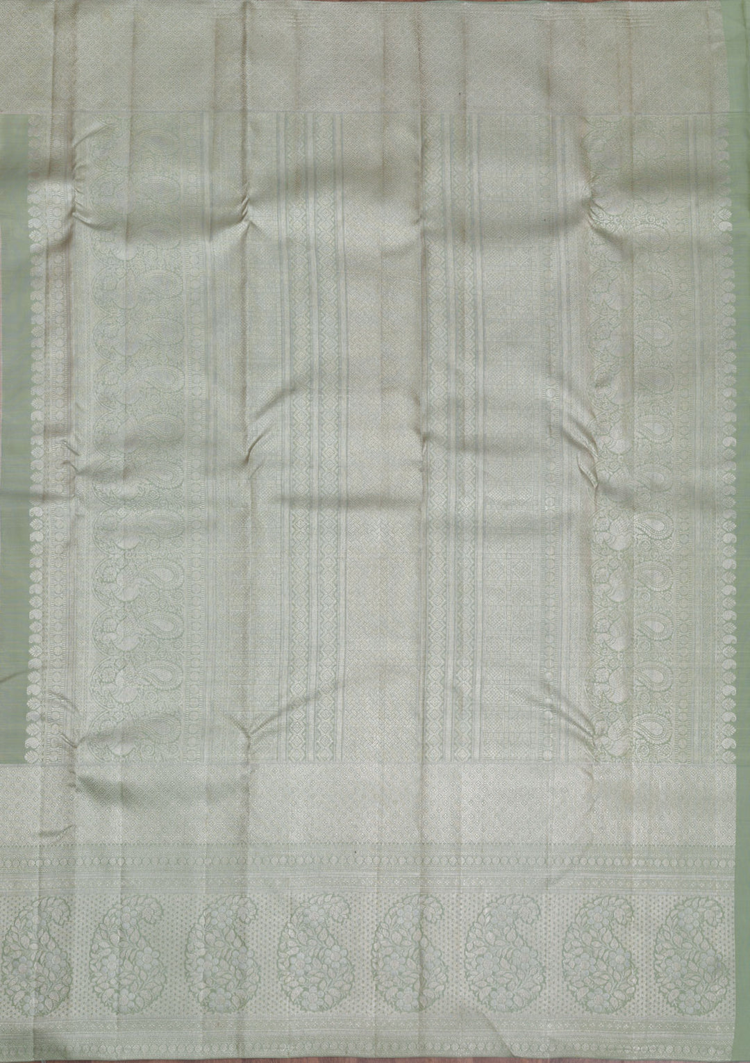Pink Silver Zariwork Pure Silk Saree