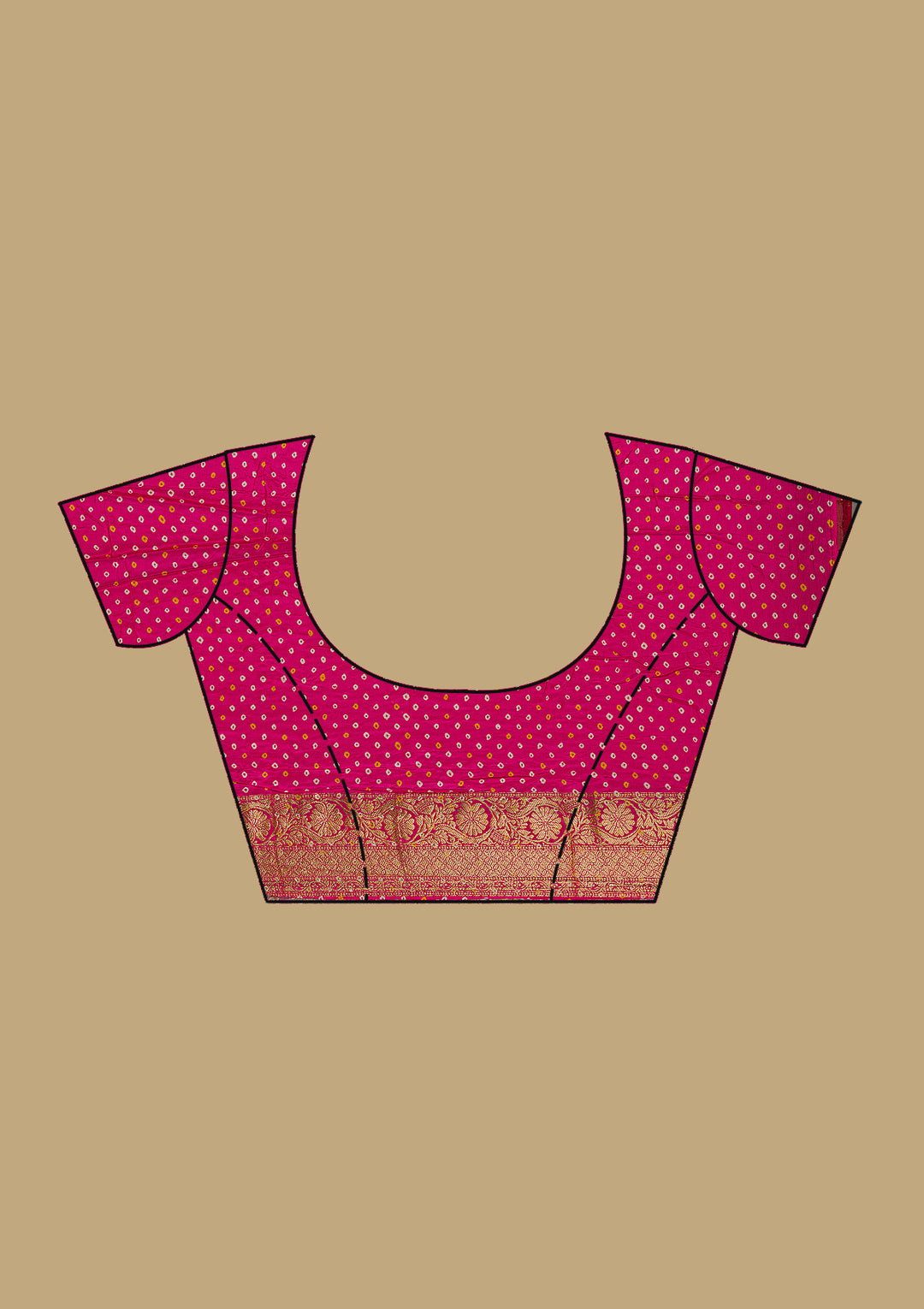 Pink Zariwork Georgette Saree