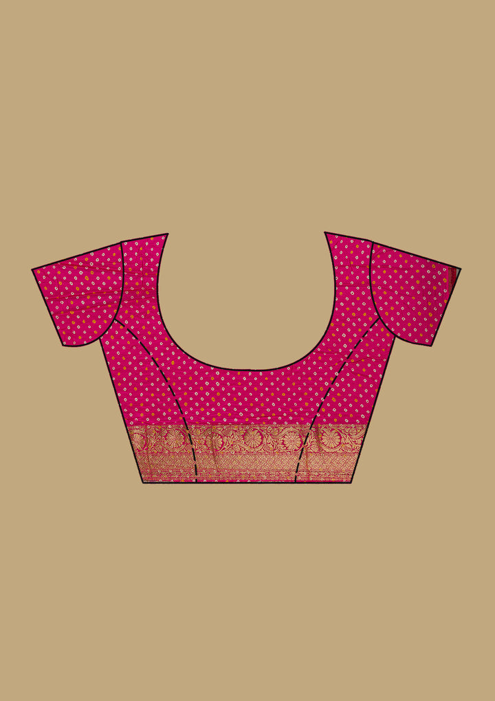 Pink Zariwork Georgette Saree