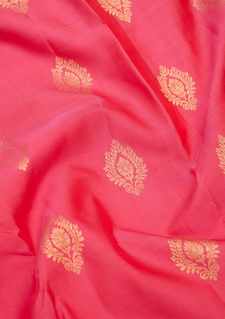 Pink Zariwork Pure Silk Saree