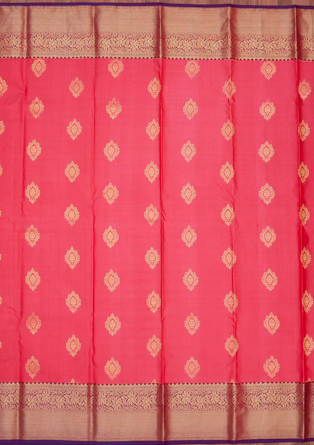 Pink Zariwork Pure Silk Saree