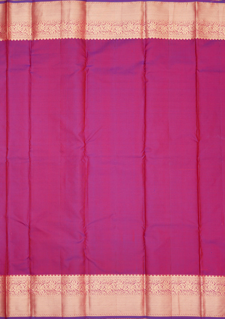 Pink Zariwork Pure Silk Saree