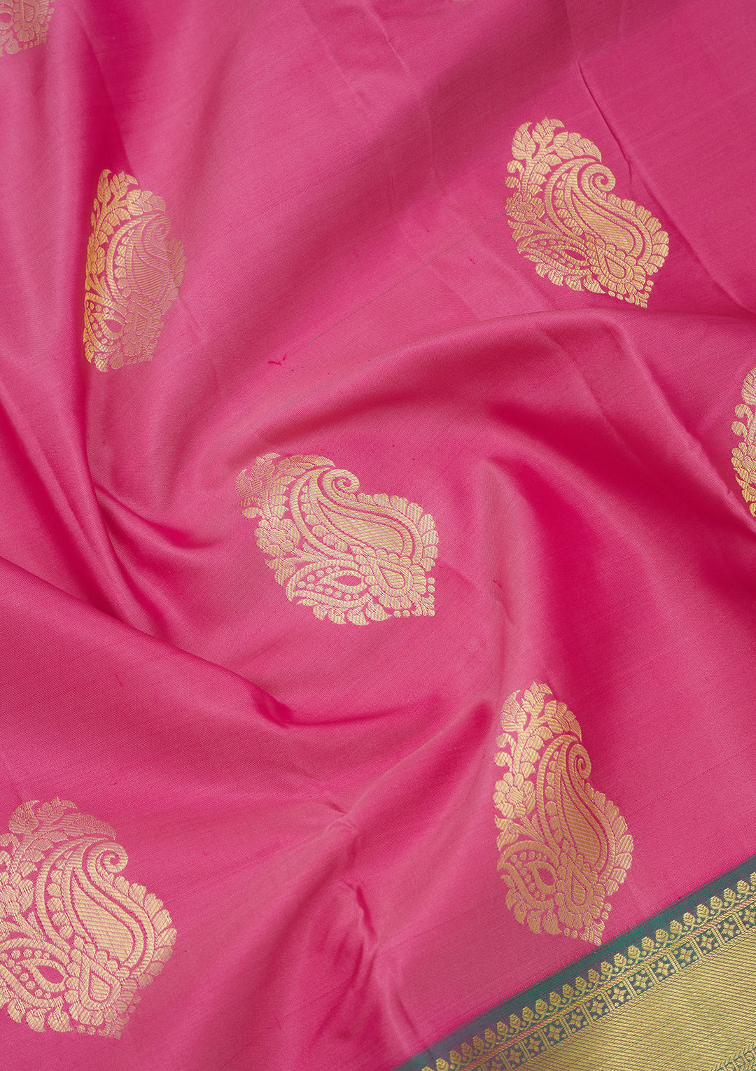 Pink Zariwork Pure Silk Saree