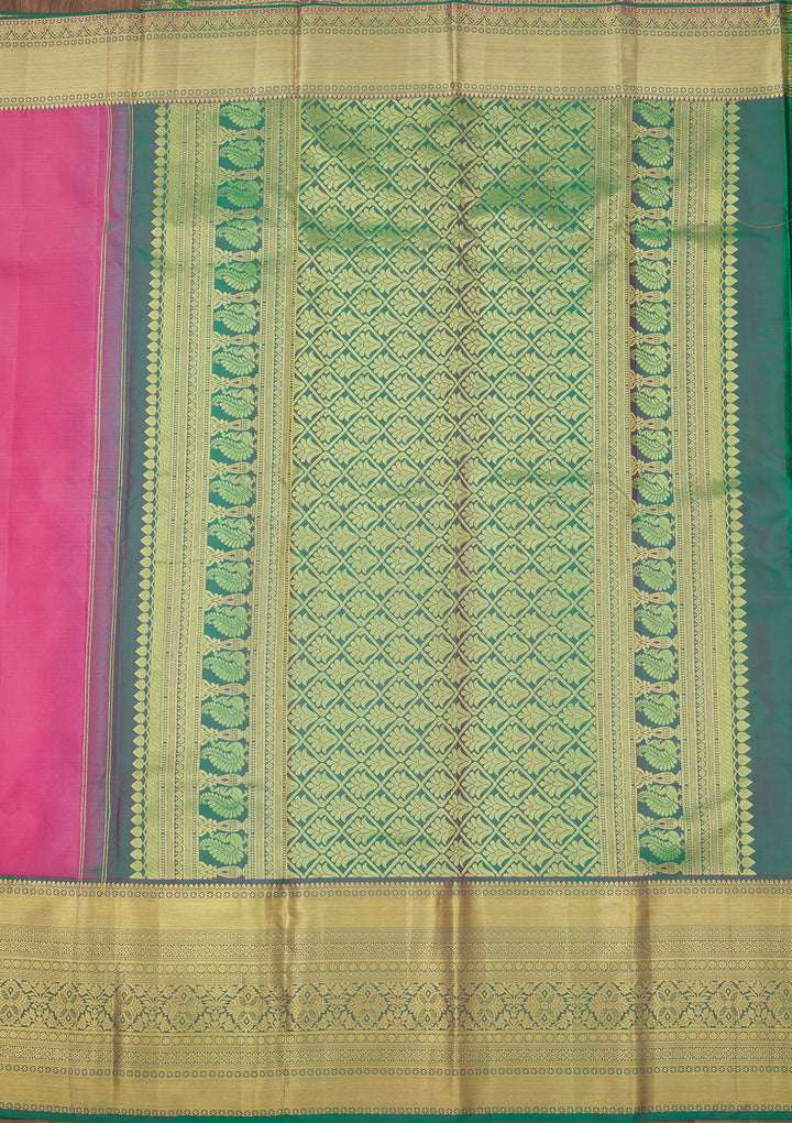 Pink Zariwork Pure Silk Saree