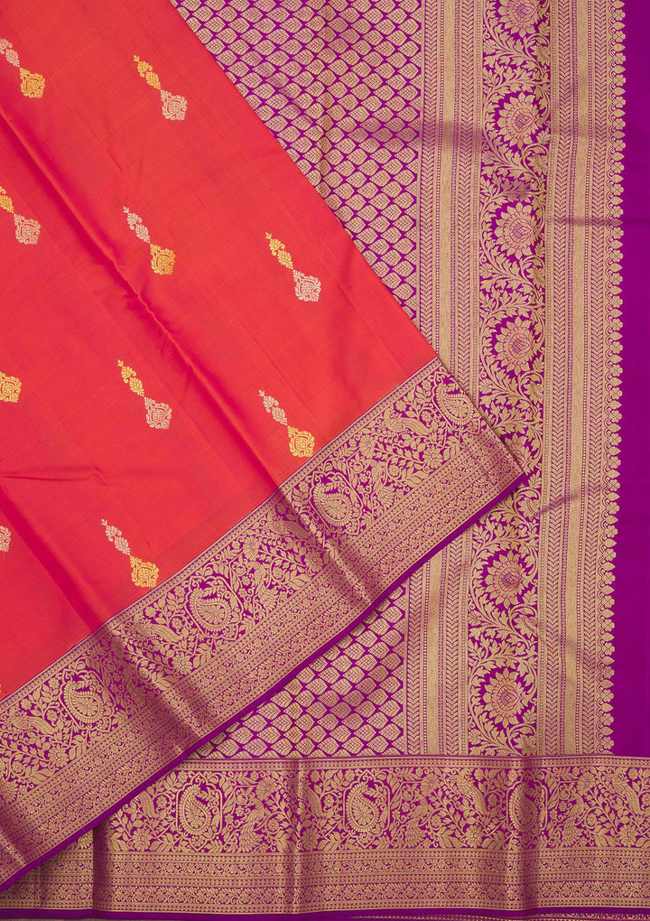 Pink Zariwork Pure Silk Saree