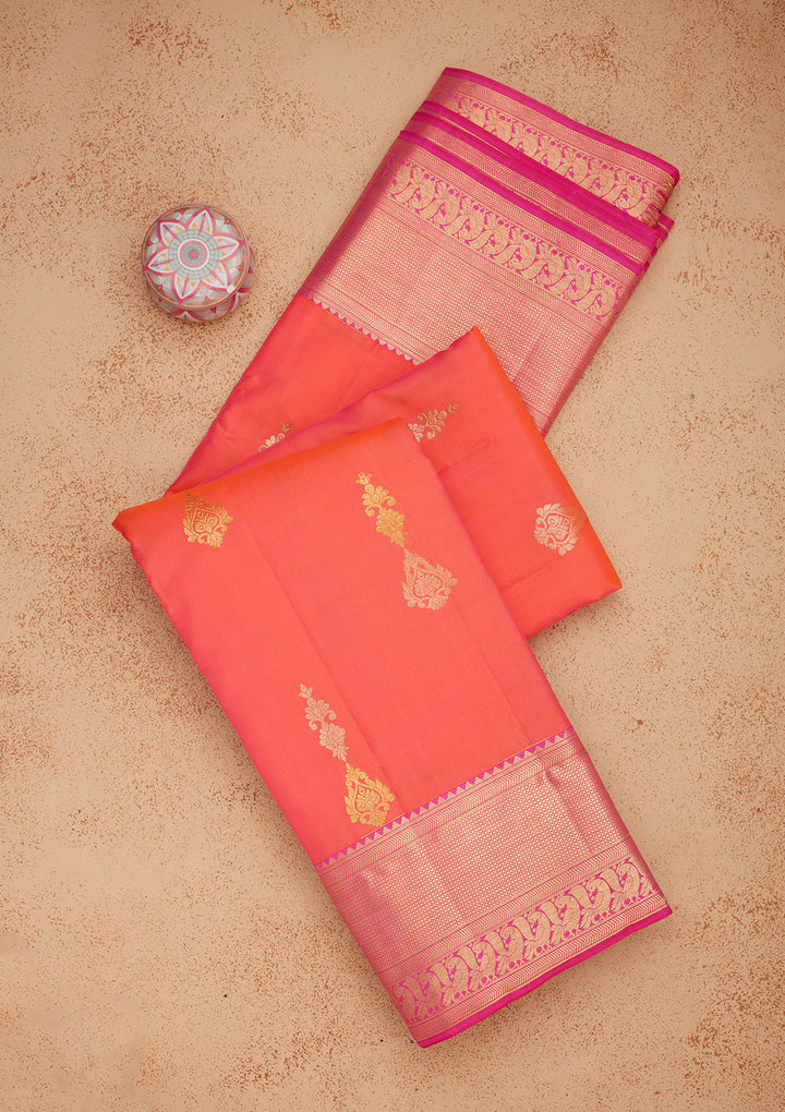 Pink Zariwork Pure Silk Saree