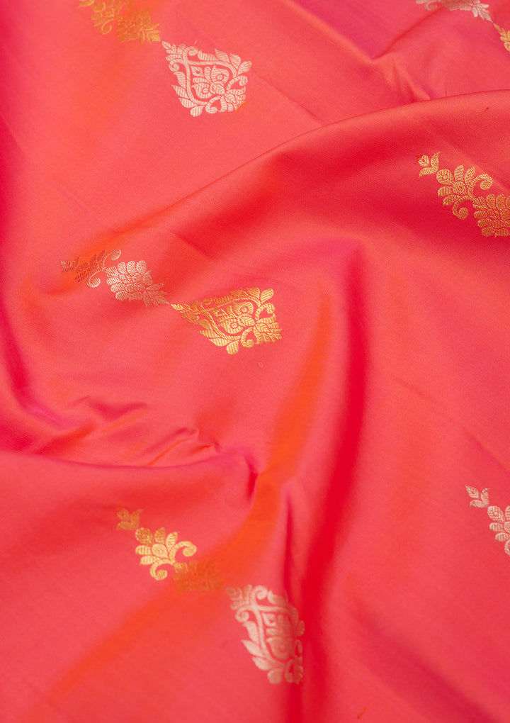 Pink Zariwork Pure Silk Saree