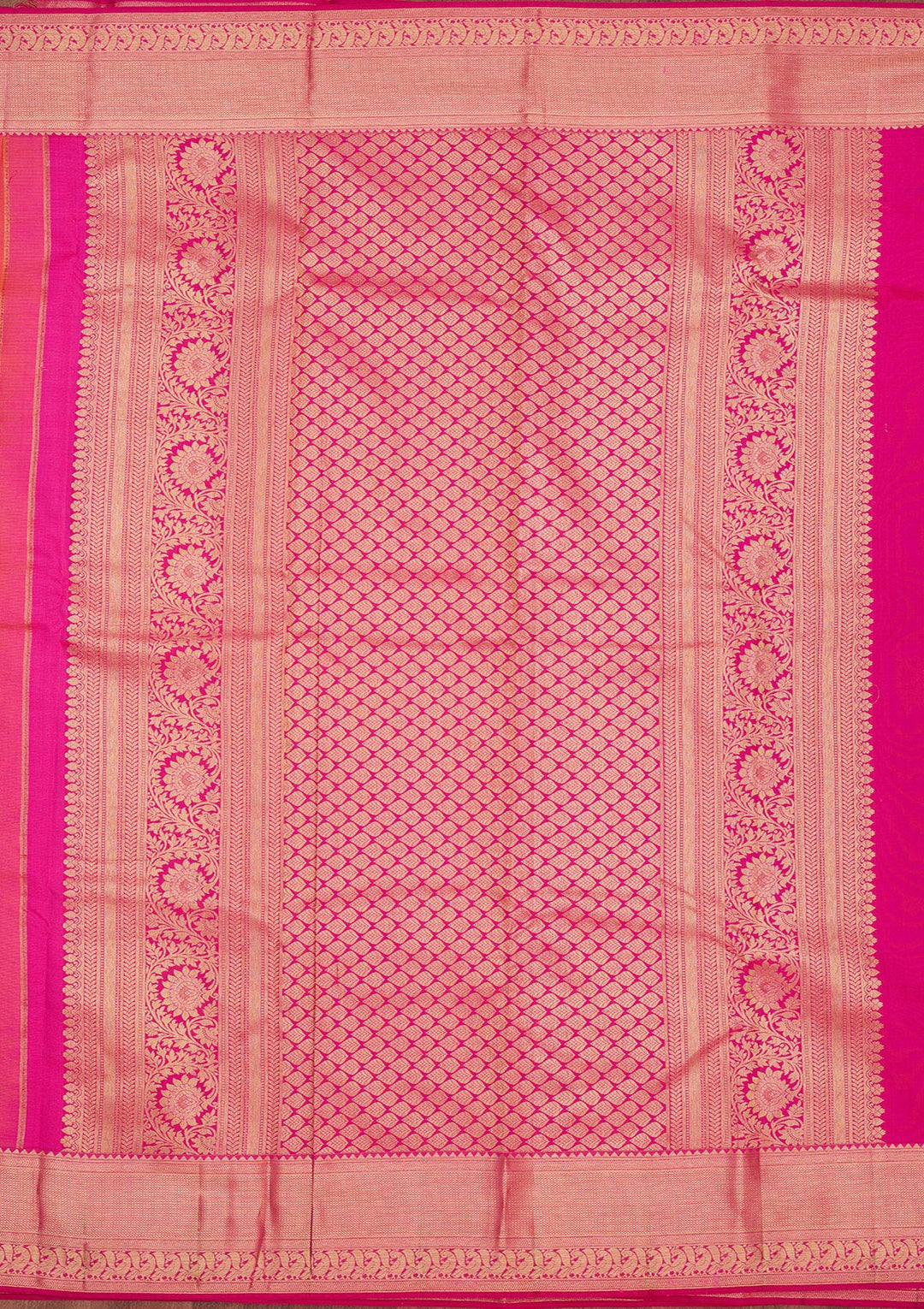 Pink Zariwork Pure Silk Saree