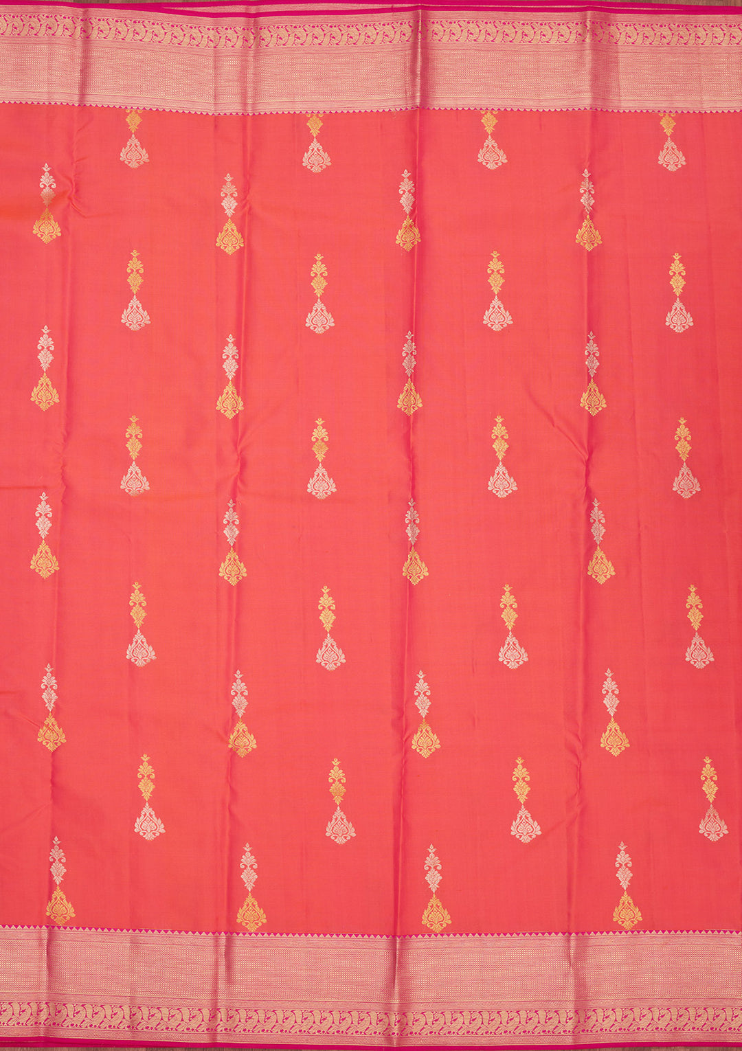 Pink Zariwork Pure Silk Saree