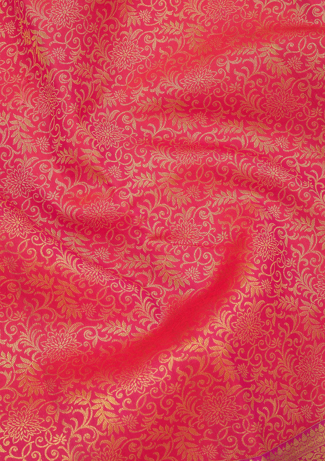Pink Zariwork Pure Silk Saree