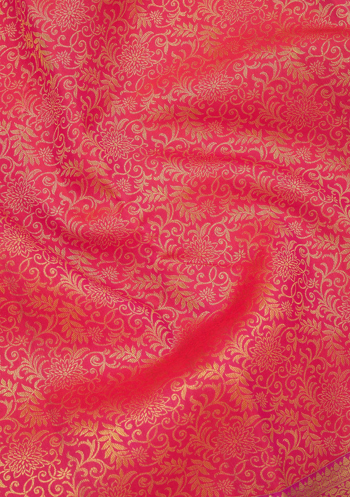 Pink Zariwork Pure Silk Saree