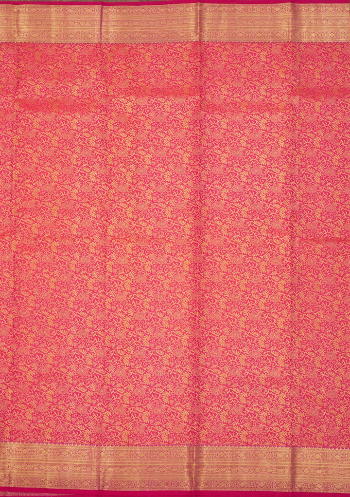Pink Zariwork Pure Silk Saree