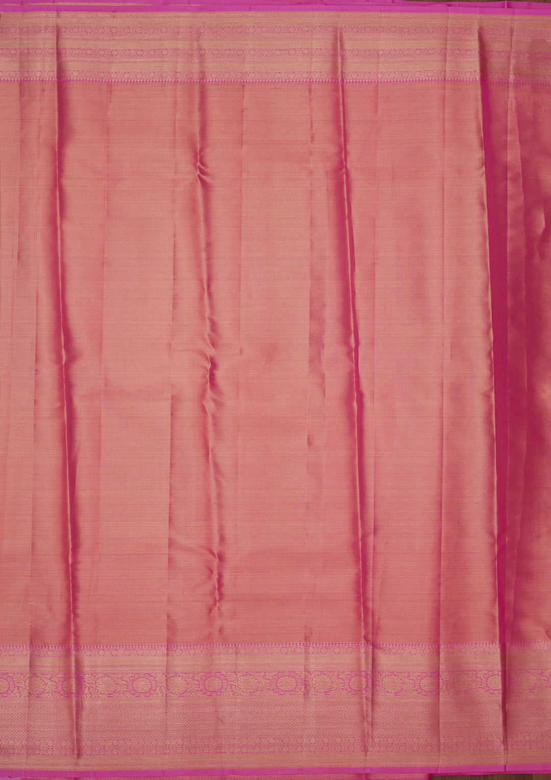 Pink Zariwork Pure Silk Saree