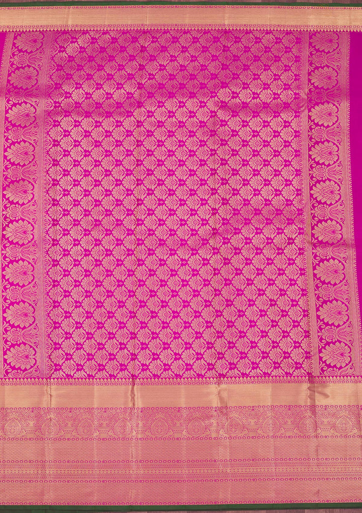 Pink Zariwork Pure Silk Saree