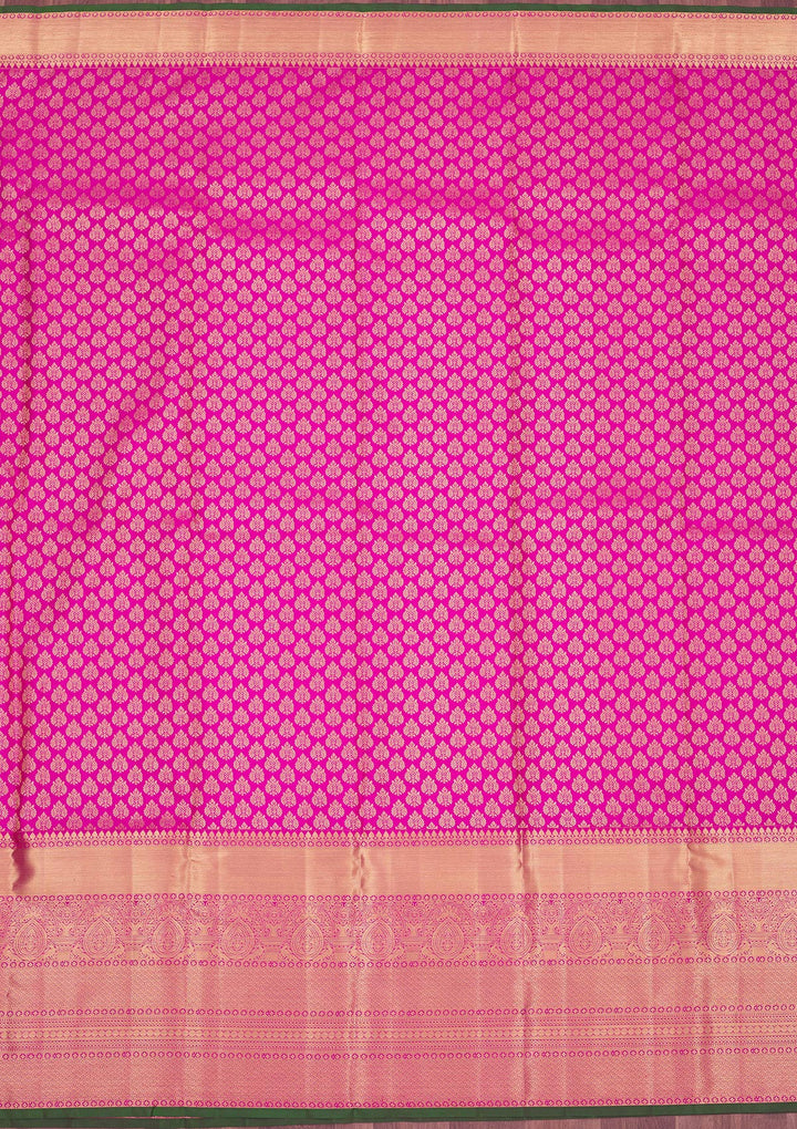 Pink Zariwork Pure Silk Saree